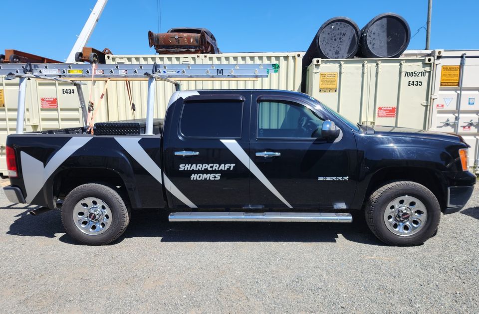 Sharpcraft Homes work truck